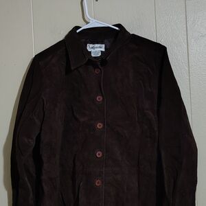 Bagatelle Women's Dark Brown Leather Jacket